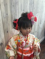 ヘアースペース ムーン(Hair Space MOON) 七五三の ヘアーセットと着付け