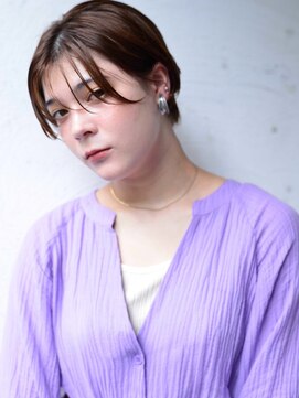 カンナ(Canna) クールショート/ピンクベージュ/ボブルフ/イルミナカラー/TOKIO