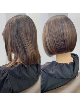 ロンプ(romp) 伸びきったボブを美ボブに 【romp恵比寿】【Satoru】