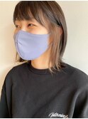 外ハネボブにイヤリングカラー