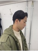 ナチュラルセンターパートメンズスタイル