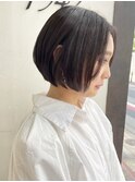 《knit銀座》大人可愛い20代30代40代ショートボブ丸み前下がり
