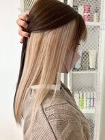 ルートエイチ 市川(Root H)&nbsp;斜めバンググレージュカラーデザインカラーシルキーベージュ