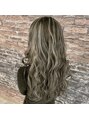 ワントーンヘアー(one tone hair)&nbsp;人気のハイライト×グレージュ☆