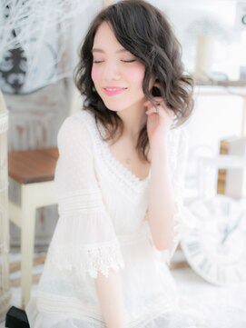 モッズヘア 越谷(mod's hair) くせ毛風アシンメトリー黒髪ひし形シルエットc5越谷20代30代40代