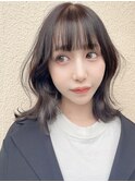 レイヤーカット/韓国ヘア/小顔カット/デザインカラー