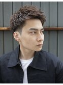 ソフトツイストアップバング