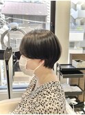 耳掛けで可愛いマッシュショート【Ash大泉学園 横山】