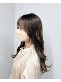 【 kanna 】オリーブベージュ/育てるハイトーン/後れ毛カット