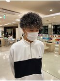 ハイライトパーマ/波巻きスパイラル/メンズパーマ/湘南/平塚