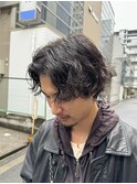 メンズ × パーマ