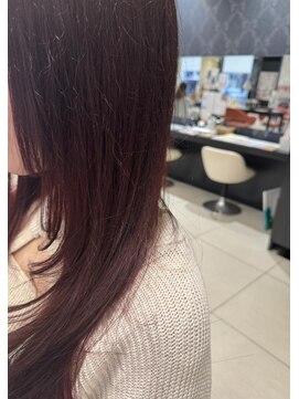 ルクールヘアアンドビューティー 燕三条店 ボルドーカラー☆ベビーピンク ベージュピンク◎