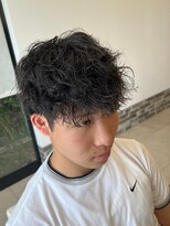 ヘアーアンドエステ ハラダ 滝ノ水店(Hair&Esthe Harada)&nbsp;メンズ/波巻きスパイラルパーマ