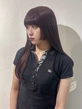 ゼスト 中野店(ZEST) 【ZEST中野/chihiro】相性◎姫カット×ワインレッド