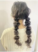 編みおろしツイン 編みおろし ツインヘア ヘアアレンジ