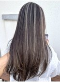 グレージュハイライト