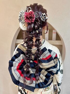 ヒビヲ(HIBIO) 横浜卒業式ヘア着付け成人式浴衣ダブルカラーハイトーンカラー