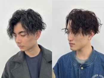 ブラウン メンズ(Brown MEN's)の写真/【パーマが得意なメンズサロン】リピーター多数!!ツイストパーマ/スパイラルパーマはお任せください◎