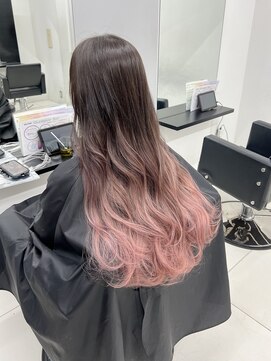 アライブ キチジョウジ(ALIVE Kichijoji) 【ALIVE吉祥寺】ホワイトピンクベージュグラデーションカラー