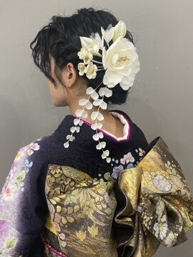 ガーランド (Garland) 【 ヘアセット 】卒業式 袴 着物　まとめ髪ヘア