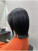 切りっぱなしボブ×アッシュグレー