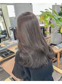 ☆透明感スモーキグレージュ髪質改善レイヤーカットブリーチなし