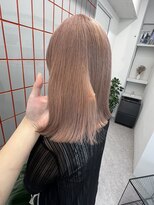 ホワイトグレージュ/デジタルパーマ/チェリーブラウン/渋谷