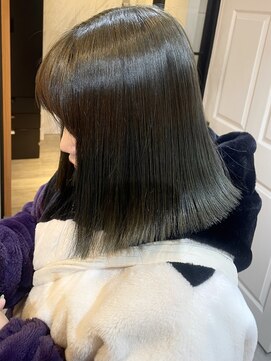 プフ 伏見(puf) [puf 伏見/丸の内/栄/名古屋]髪質改善×オリーブカラー★浅田