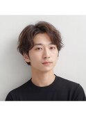 メンズふんわり柔らかニュアンスパーマ