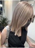 くびれヘア_アプリコットオレンジ_夏のヘアアレンジ
