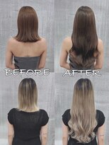 リップ 大阪本店(LIP)&nbsp;【レミー100%最高級人毛/ロング】シールエクステ60枚+ブリーチ