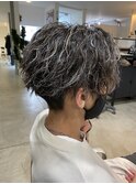 ツイスパ×ホワイトハイライト