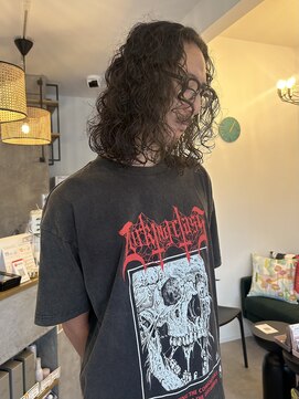 バーチミシマ(BIRCH mishima) メンズミディアム　スパイラルパーマ