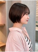 ◇美人ショートボブ 小顔カット 顔周りカット 表参道