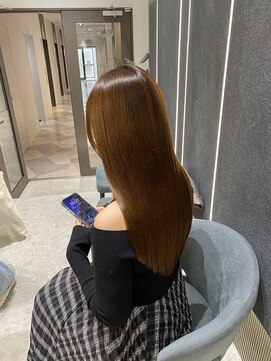 シュヴーブリヤン(cheveux brillants) 【ミディアムレイヤー×艶ロング】大人ストレートロングヘア