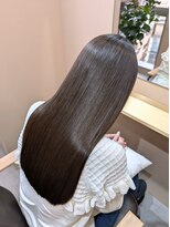 ムード(mood)&nbsp;髪質改善トリートメント/縮毛矯正/美髪矯正/ベージュ/グレージュ