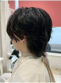 宇都宮メンズカットメンズパーマフェザーパーマセンターパート