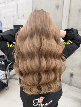 リノート バイ エゴル 名古屋(LINOET by ENGOL) 【LINOET】オレンジベージュ/ハイトーンカラー/ケアブリーチ