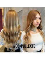 ガルボヘアー 心斎橋店(garbohair)&nbsp;プルエクステ心斎橋エクステハイライトデザイン