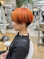オブヘアージユウガオカ(Of HAIR Jiyugaoka) 刈り上げボブ×好きな色◎いつものボブ+α。ダブルカラー