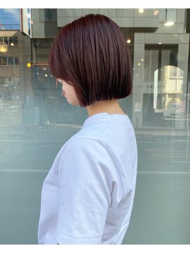 ブリックバイブレイス 千葉 千葉中央(brick by brace) 千葉駅/着物ヘア/大人ガーリー/ダークアッシュ/似合わせカット