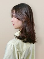 ブルートマト(BLUE TOMATO)&nbsp;20代30代透明感ショコラブラウン×レイヤーカット小顔ヘア