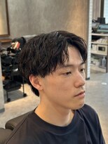 ザ クラン バイ ヘッドライト 仙台長町店(THE CLAN by HEADLIGHT) 【清潔感が出るパーマ】メンズショート×ツイストスパイラル