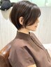 【手触り&強度up白髪染めＯＫ】カット×アミノ酸リペアカラー×炭酸ケア