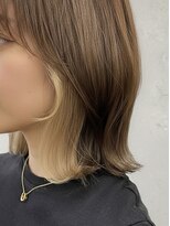 アドラーブル 長岡リバーサイド千秋店(adorable)&nbsp;髪質改善夏カラーインナーカラー×グレージュブラウン美髪艶感UP