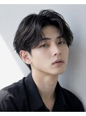 韓国風センターパート/コンマバング/ニュアンスパーマ束感◎