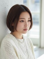 エレナ 那覇 新都心(Helena)&nbsp;大人ショートボブ/ショートボブ/前髪なし/暗髪