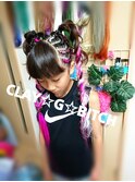 仙台エクステ cornrow BRAIDS ブレイズ 仙台ヘアセット 編み込み