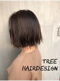 ノンブローでおさまる大人 ボブ 『Tree hairsalon 』本厚木