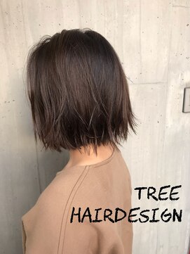 美容室 ツリー(Tree) ノンブローでおさまる大人 ボブ 『Tree hairsalon 』本厚木
